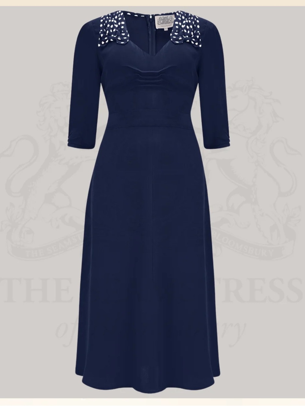 VERONICA DRESS IN FRENCH NAVY